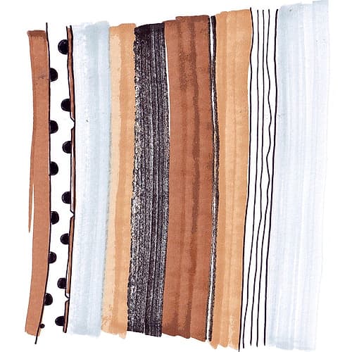 Stripe Block II Art Print