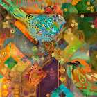 Tanager Birds Art Print