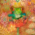 Red-Eyed Tree Frog Art Print