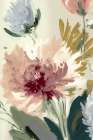 Peony Romance Art Print