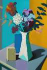 Mid Century Flower Still V Art Print