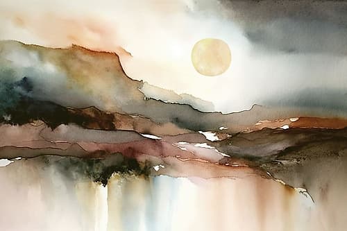 Silent Moon Art Print