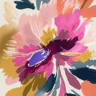 Impasto Flower II Art Print