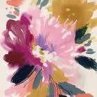 Impasto Flower III Art Print