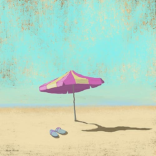Abstract Coast I Beach Print