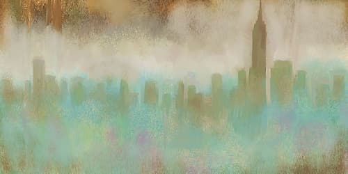 Misty City I Art Print