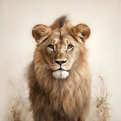 Monarch of the Wild Art Print by Novae