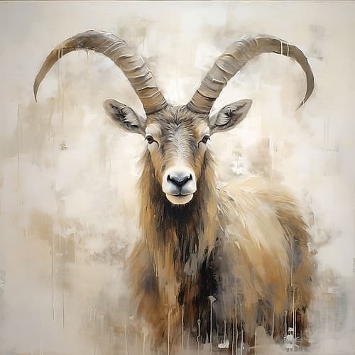 Horned Poise Art Print by Novae