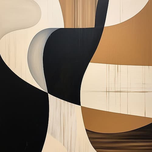 Midcentury Mod Abstractions 1 Minimalist Print