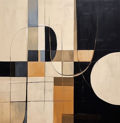 Midcentury Mod Abstractions 2 Abstract Art Print