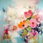 Gentle Floral Embrace 1 Art Print