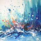 Aqua Euphoria 1 Art Print