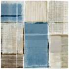 Blue Coastal Patchwork I Art Print