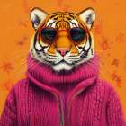 Charming Roar Art Print