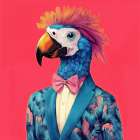 Dapper Feathered Dreamer Art Print