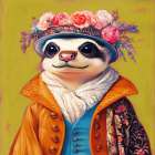 Whimsical Wild Woman Art Print
