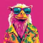 Vibrant Animal Dandy Art Print