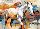Vivid Equestrian Art Print