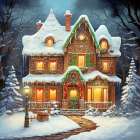 Holiday Haven Art Print