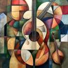 Strings of Abstraction I Art Print