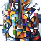 Strings of Abstraction II Art Print