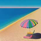 Quiet Beach Afternoon Art Print