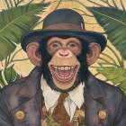 Monkey Face Art Print