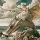 Dragon Dreams V Art Print