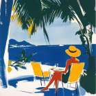Pool Vibes III Art Print