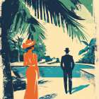 Pool Vibes IV Art Print
