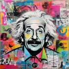 Graffiti of a Genius Art Print