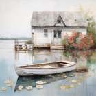 Cottage by the Sea III Art Print