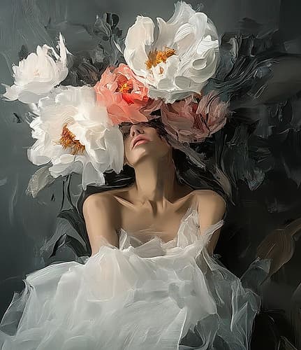 Her Light Through Time Figurative Print