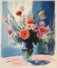 Floral Elegance I Art Print