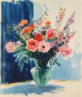 Floral Elegance II Art Print