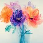 Radiant Blossoms II Art Print