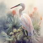 Elegant Plumage II Art Print