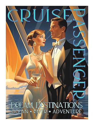 Deco Days I Travel Print