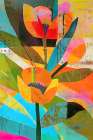 Layers of Flora Modern Print