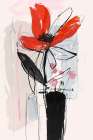 Chasing Petals Modern Print