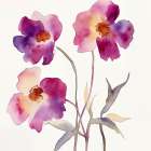 Jewel Blooms I Art Print