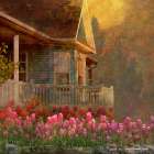 Home and Garden 2 Art Print