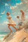High Tide, Twelve Art Print