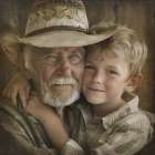 Family of Man, Two Art Print