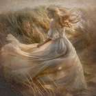 Vintage Beach, Nine Art Print