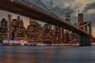 Brooklyn Bridge and Manhattan Skyline Art Print