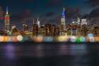 Mid-manhattan Skyline at Twilight Art Print