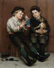 A Surprise Party 1888 Art Print