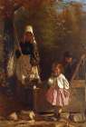At The Well 1864 Art Print