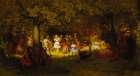 Picnic Party in the Woods 1872 Art Print